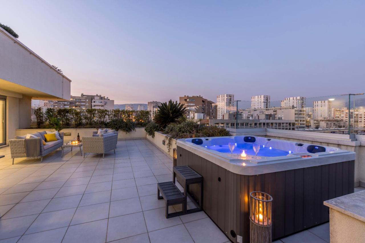 Апартаменты Lazarica Penthouse Сплит Экстерьер фото